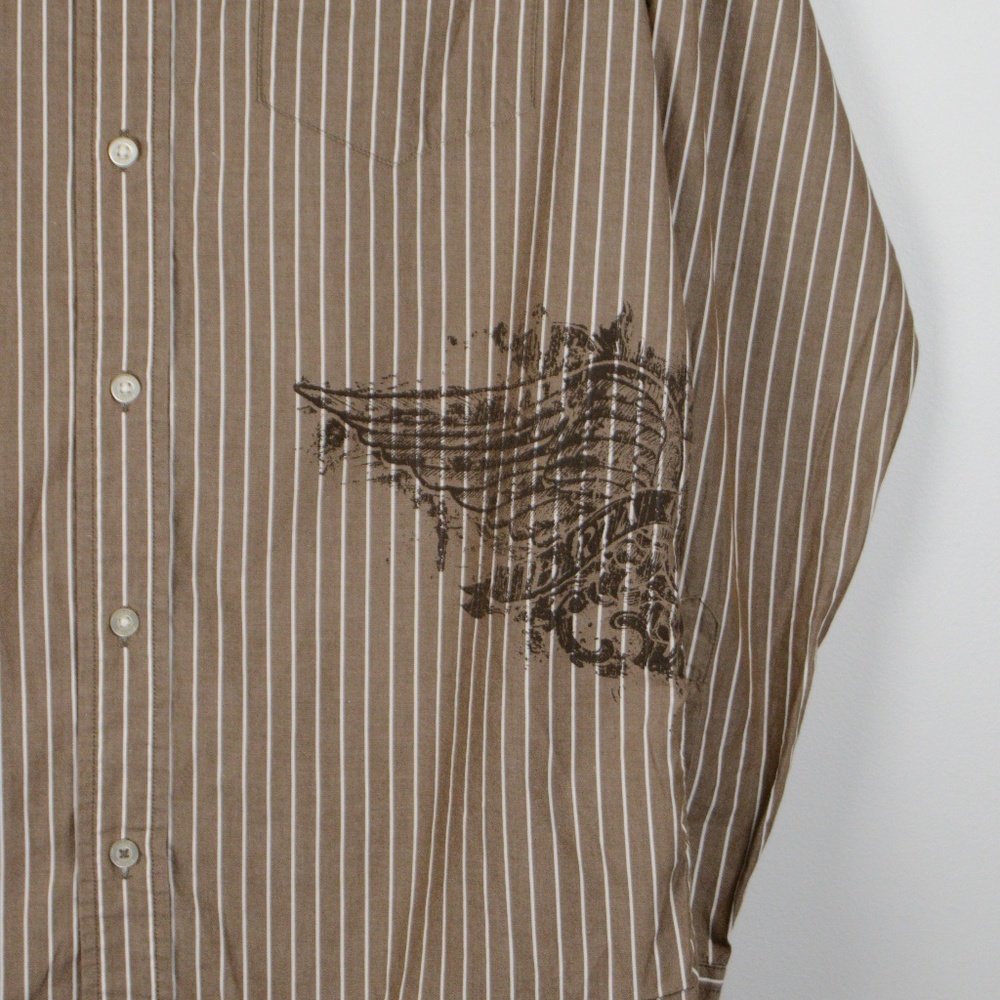 Urban Pipeline Button Down Long Sleeve Shirt sz M - Picture 3 of 6